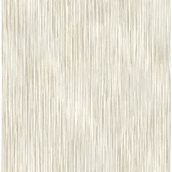 A-Street Prints Largo Neutral White Striated Wallpaper Sample