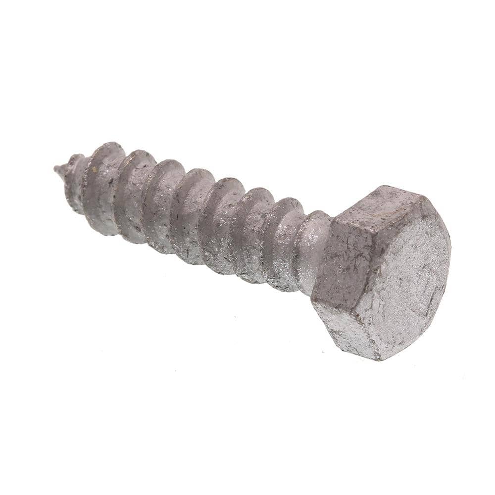 3/8 in. x 1-1/2 in. A307 Grade A Hot Dip Galvanized Steel Hex Lag Screws (100-Pack) price history on PriceWatchPro