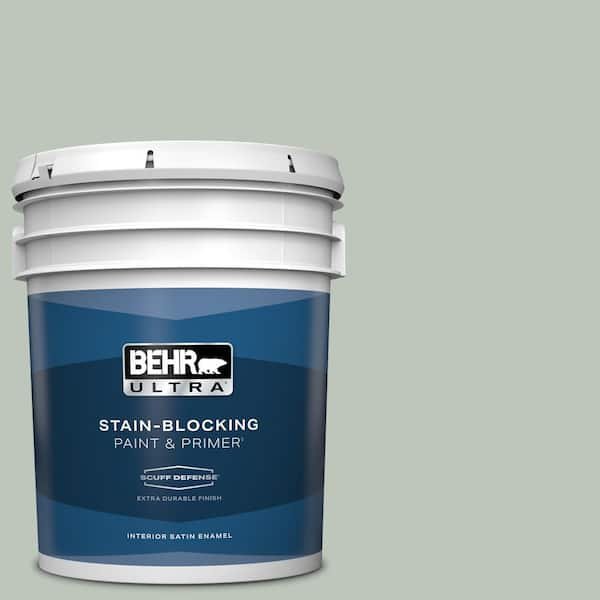 BEHR ULTRA 5 gal. #700E-3 Contemplation Extra Durable Satin Enamel Interior Paint & Primer