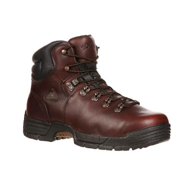 Men's MobiLite Waterproof Work Boots - Steel Toe - Brown - Size - 10(W)