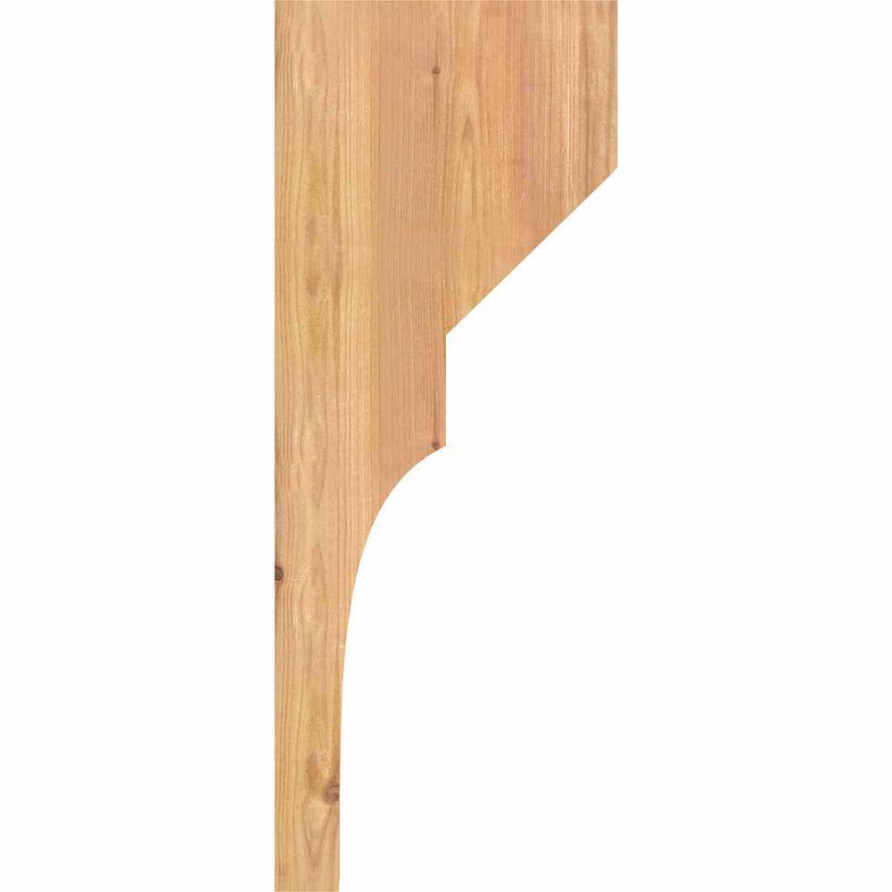 26" Western Red Cedar Smooth Rustic Corbel