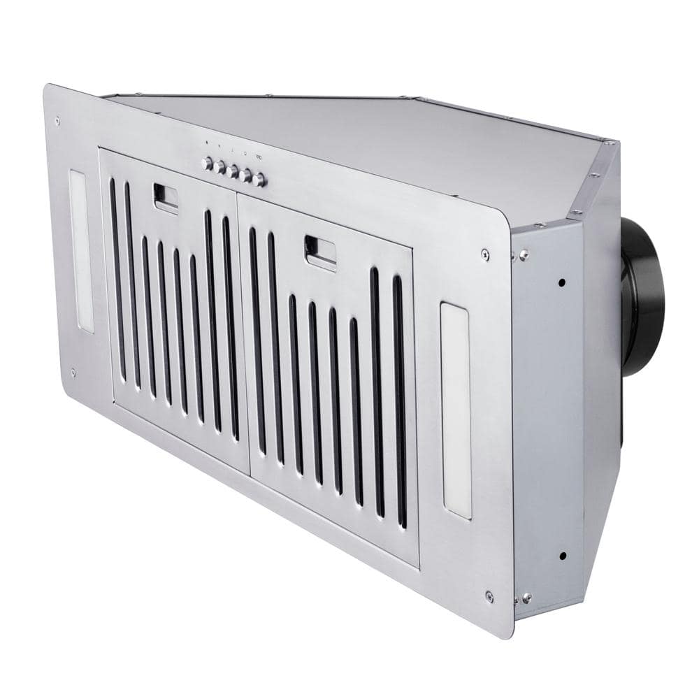 Kobe 28-Inch Stainless Steel Insert Range Hood with LED Lights