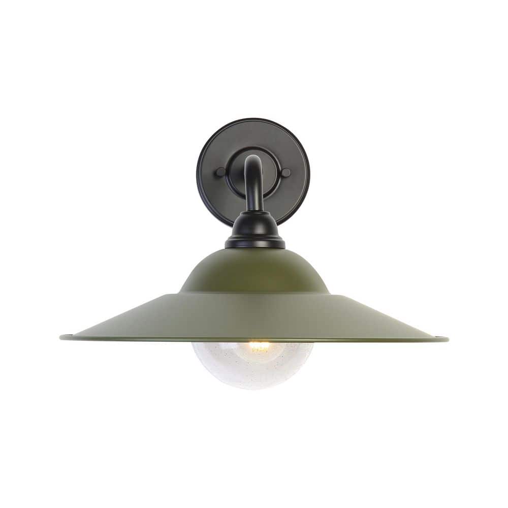Croma 15 in. Matte Black Outdoor Hardwired Wall Sconce with No Bulbs Included price history on PriceWatchPro