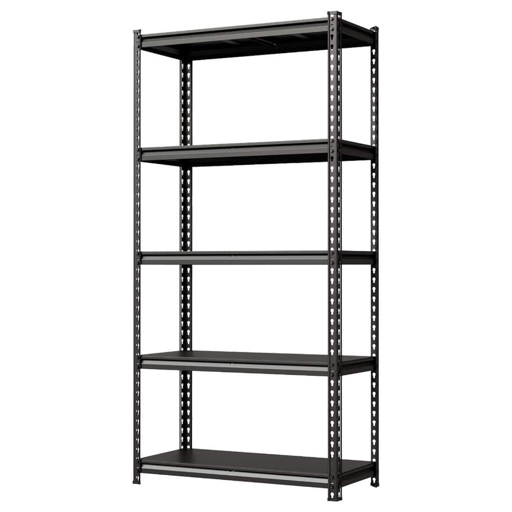 5-Tier Industrial Shelving Unit, 770 lbs/Shelf, Adjustable Steel Rack, Modular 2-in-1 Design price history on PriceWatchPro