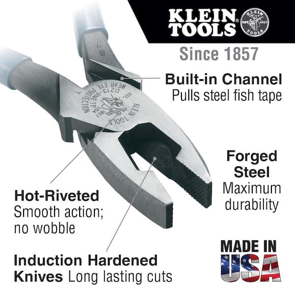 Klein Tools D2000-9NETP 9 Side Cutting Pliers