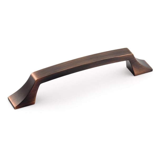 Richelieu Hardware Rosemère Collection 5-1/16 in. (128 mm) Classic Brushed Oil-Rubbed Bronze Rectangular Cabinet Bar Pull