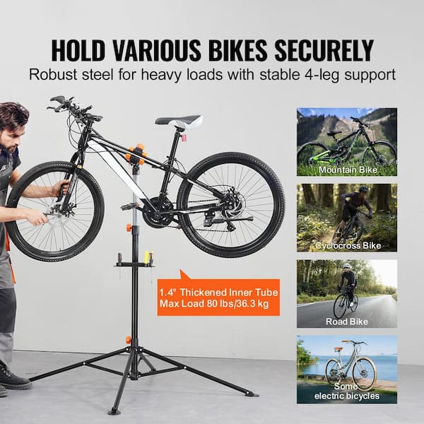 HOMCOM Bicycle Bike Maintenance Repair Stand Mechanic Adjustable
