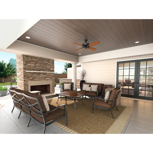 Hunter Original 52 in. Indoor/Outdoor Black Ceiling Fan For