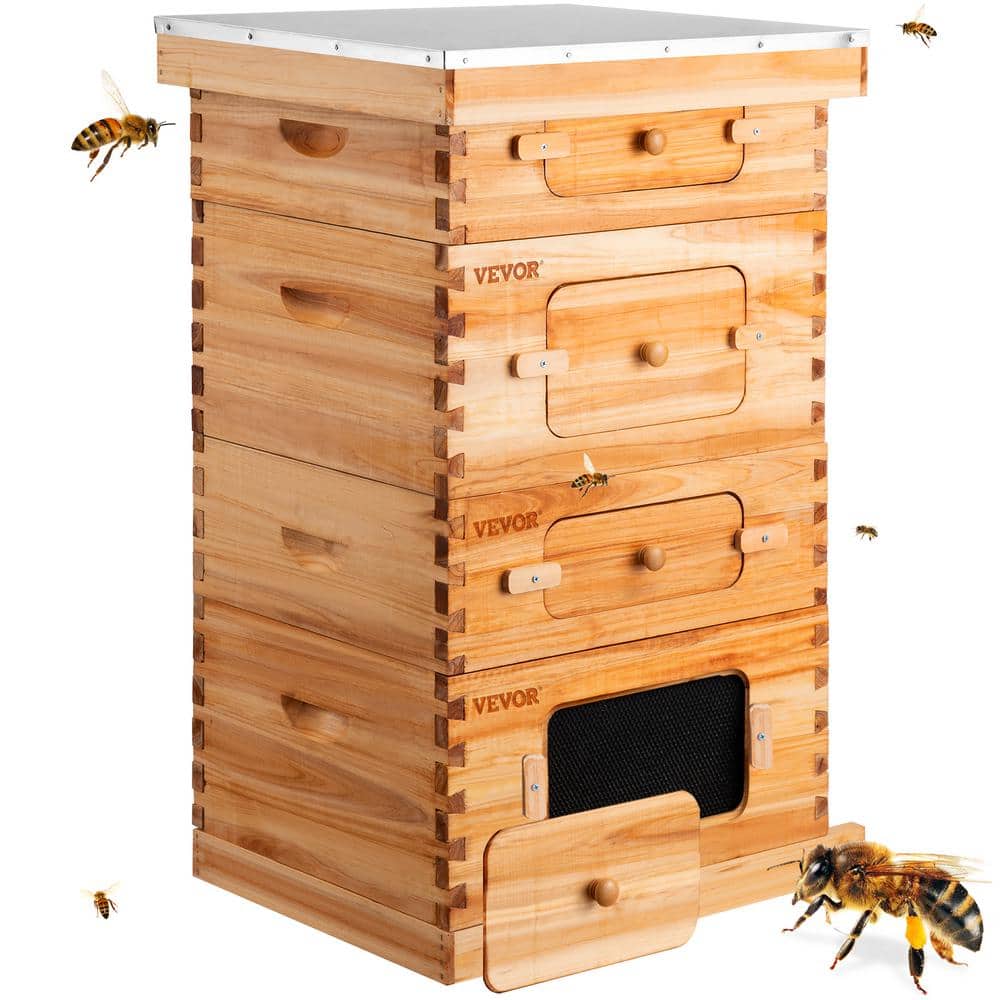  Buytra 2 Pack Cylinder 3D Bee Honeycomb Beehive
