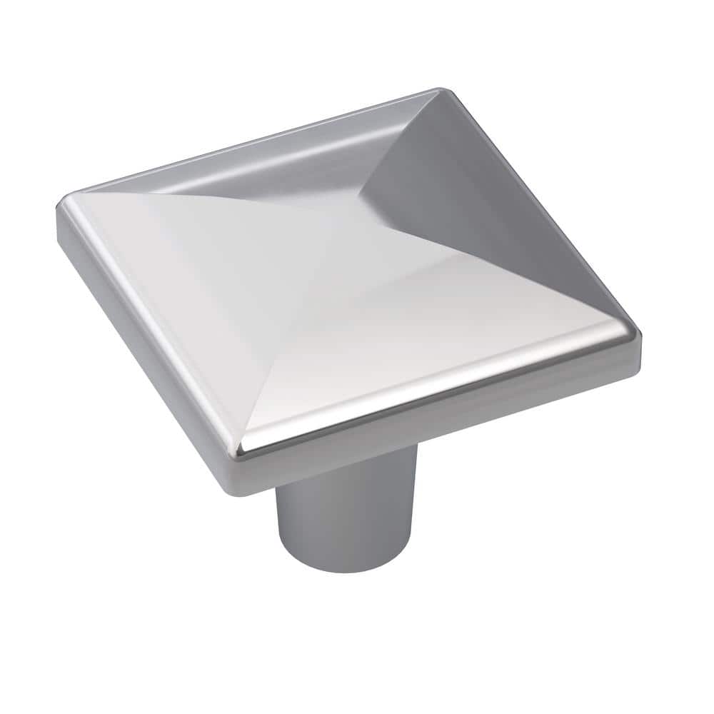 Extensity 1-1/2 in. (38mm) Classic Polished Chrome Square Cabinet Knob