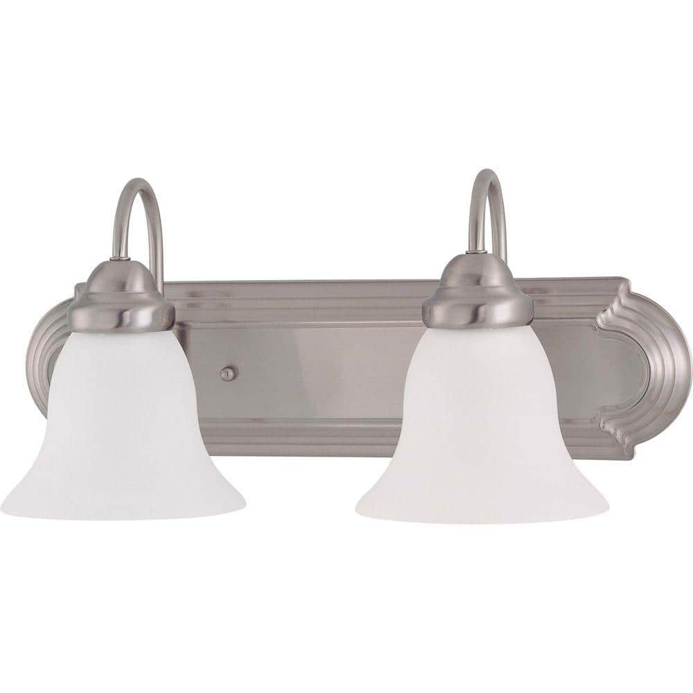 Ballerina Nickel Bell-Urn 18" Traditional Vanity Light