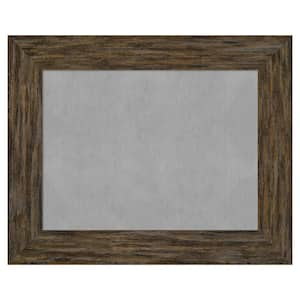 Fencepost Brown 31 in. x 25 in. Framed Magnetic Board