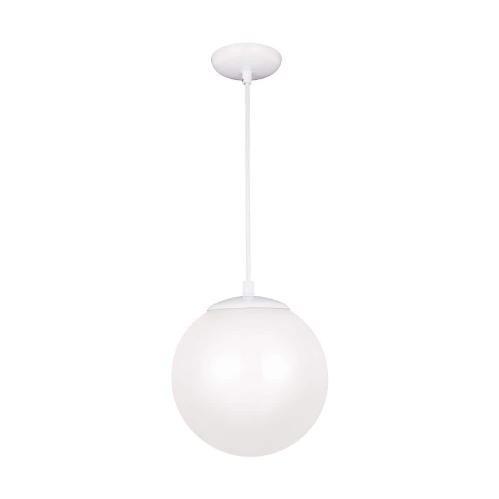 Hanging Globe 1-Light White Pendant price history on PriceWatchPro
