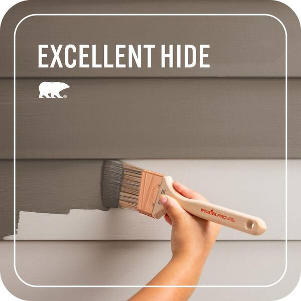 BEHR PREMIUM PLUS 1 qt. #N220-6 Landmark Brown Semi-Gloss Enamel