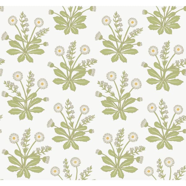 York Wallcoverings 60.75 sq. ft. Meadow Flowers Unpasted Wallpaper