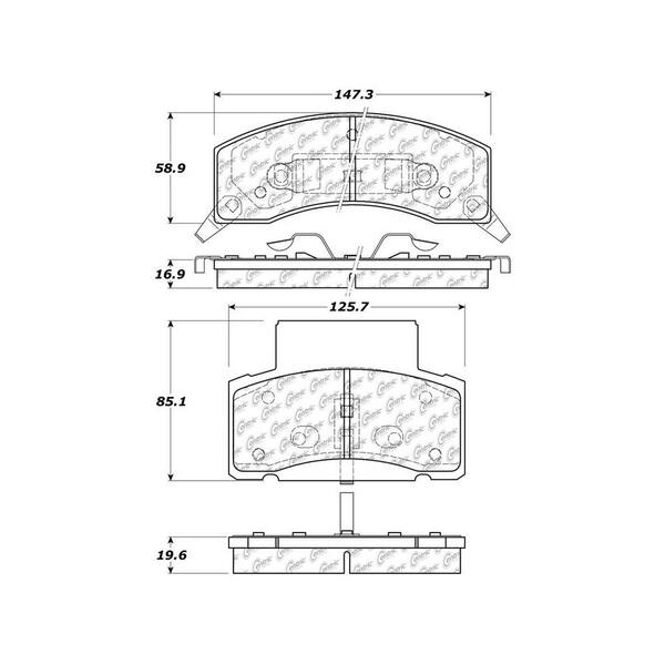 Centric Parts Disc Brake Pad Set