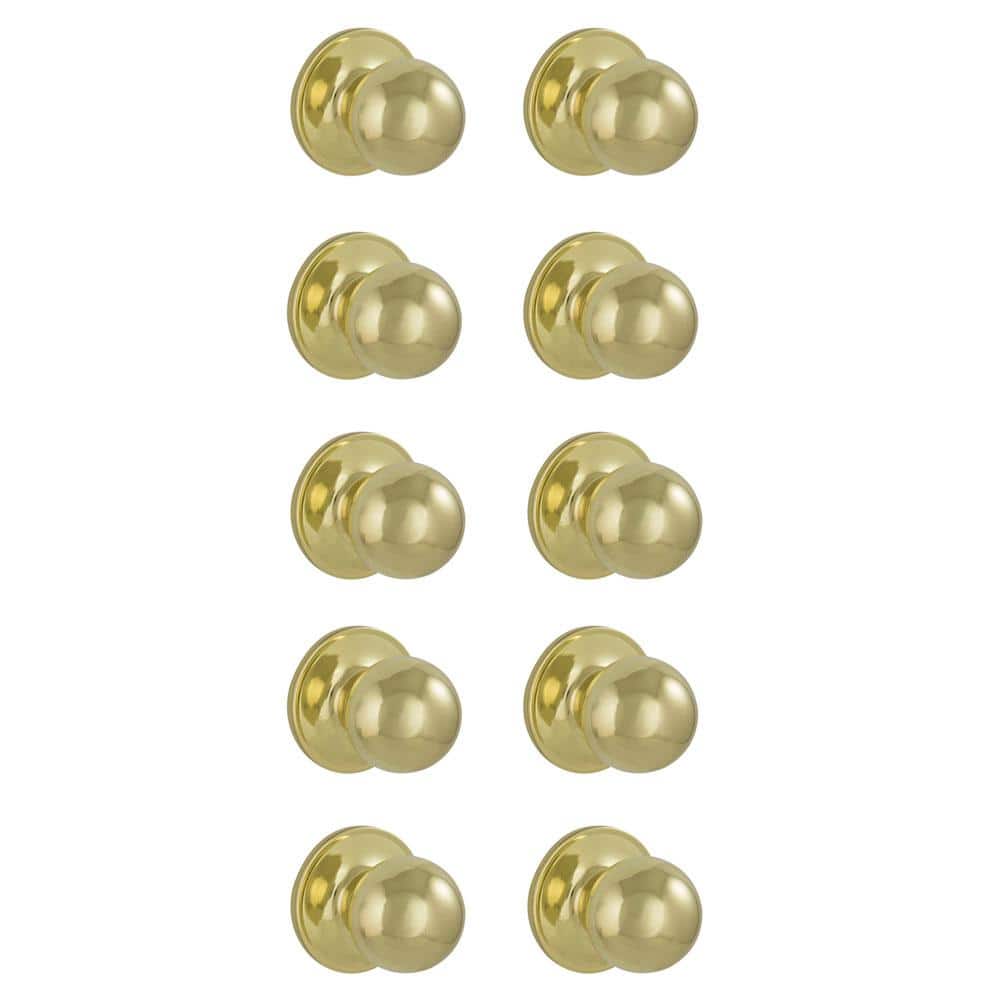 Morrow Bright Brass Passage Hall/Closet Door Knob (10-Pack) price history on PriceWatchPro