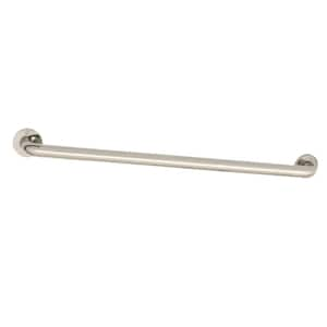 Meridian 30 in. x 1.25 in. Grab Bar in Polished Nickel