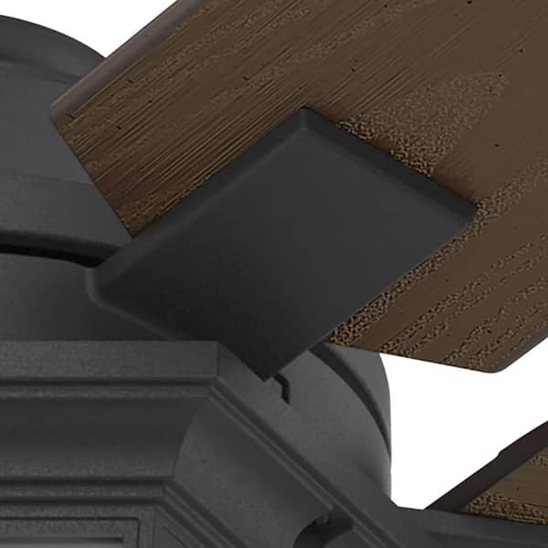 Hunter Candle Bay 52 in. Indoor/Outdoor Natural Iron Ceiling