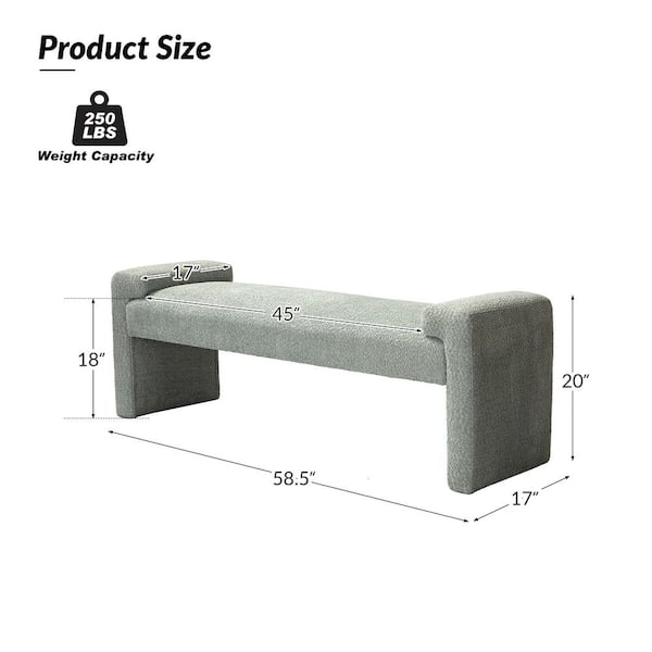 JAYDEN CREATION Johannes Sage Transitional Upholstered