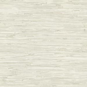 Fiber Off-White Weave Texture Strippable Wallpaper (Covers 56.4 sq. ft.)