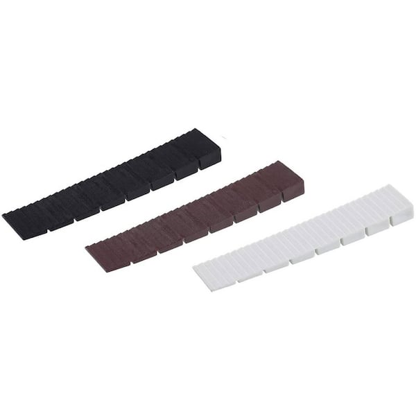 Afoxsos 36 Pieces Composite Shim 4 in. Furniture Plastic Wedges Shims Leveling Shims for Table Wedges Leveling Weight Capacity