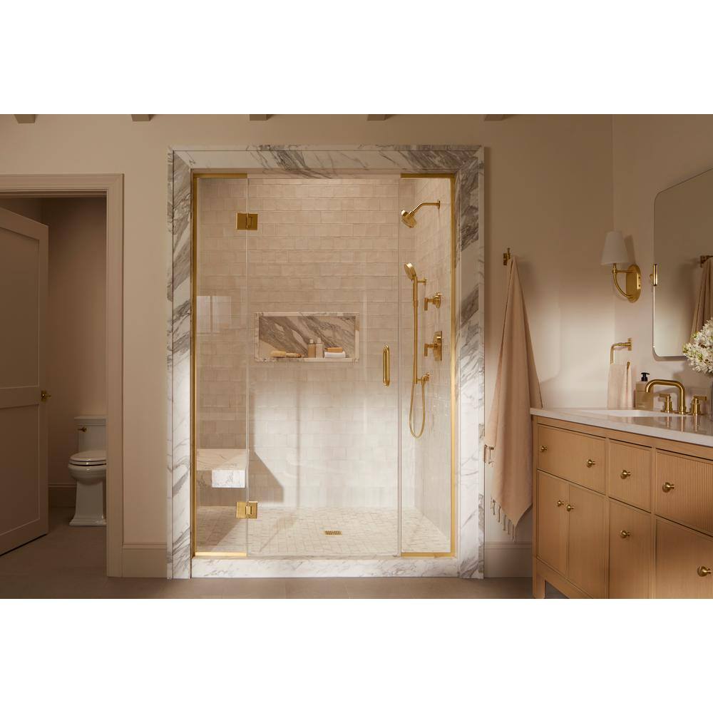 Vibrant Brushed Nickel Wall Mounted Shower Trim Kit