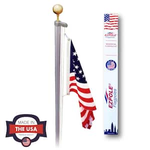 Classic 21 ft. Sectional Flagpole Kit with Rope