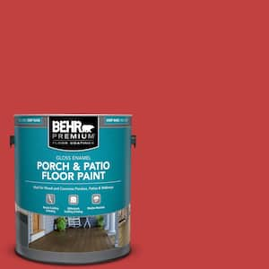 1 gal. #150B-7 Poinsettia Gloss Enamel Interior/Exterior Porch and Patio Floor Paint