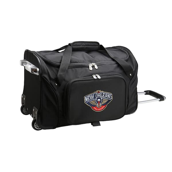 Denco NBA Toronto Raptors 21 in. Black Carry-On Rolling Softside Suitcase