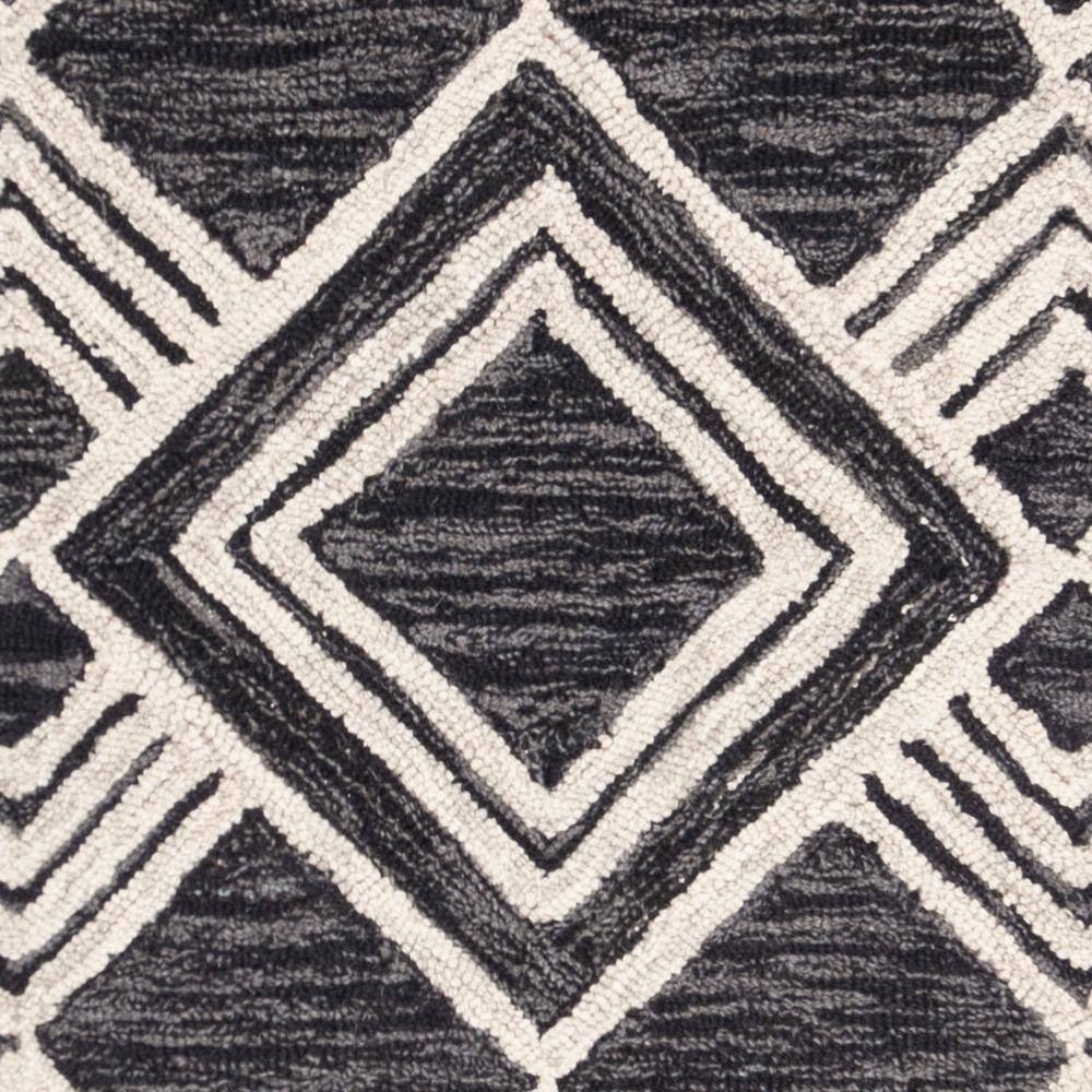 Elegant Ivory Trellis Hand-Tufted Wool Runner Rug - 2'3" x 7'