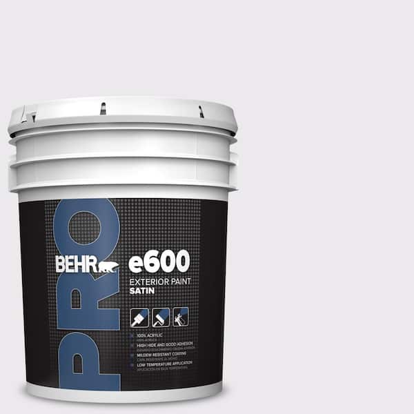 BEHR PRO 5 gal. #PPL-22 Dried Lavender Satin Exterior Paint