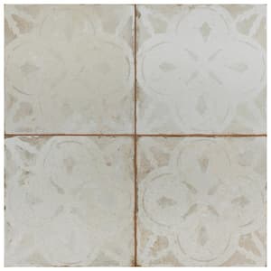 Kings Aurora White 17-5/8 in. x 17-5/8 in. Ceramic Floor and Wall Tile (10.95 sq. ft./Case)