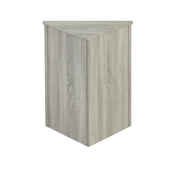 Modern Triangle Freestanding Bathroom Storage Cabinet with Adjustable  Shelves Oak-ModernLuxe