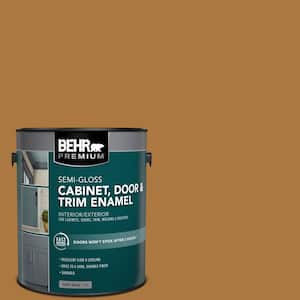 1 gal. #M250-7 Blonde Wood Semi-Gloss Enamel Interior/Exterior Cabinet, Door & Trim Paint