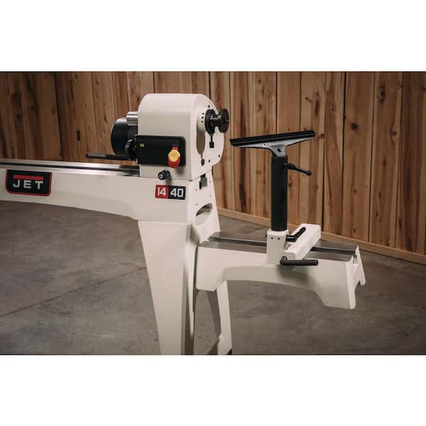 Jet Extension Bed with Post for JWL 14, 16, and 18 in. Wood Lathes