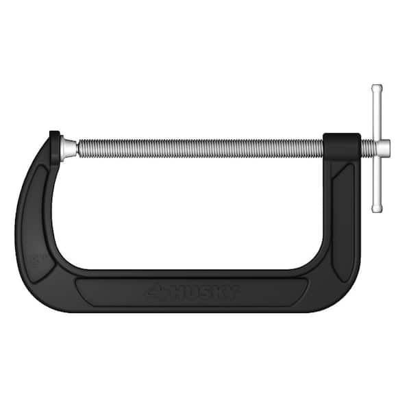 Husky 8 in. Drop Forged C-Clamp