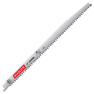 12 in. 5 TPI Fleam Ground Reciprocating Saw Blade for Pruning