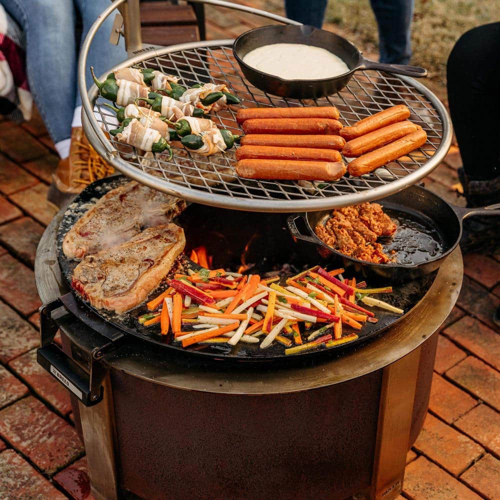 X Series 24 Smokeless Corten Steel Wood Fire Pit