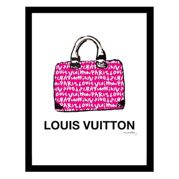 VENICE BEACH Collections Designer Handbag by Fairchild Paris 1-Piece Framed Graphic Print Abstract Poster Art Print 18 in. x 14 in.
