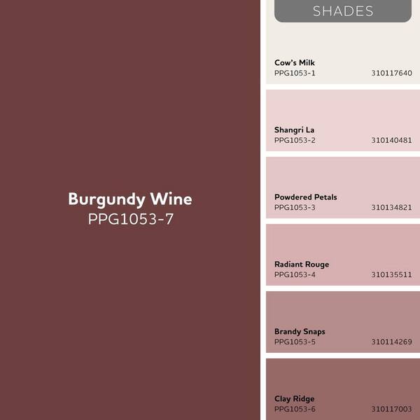 Glidden Essentials 1 gal. PPG1053-7 Burgundy Wine Satin Exterior
