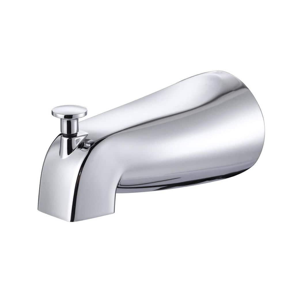 Rust Map Smooth IVIGA Slip Fit Bathroom Tub Spout with Pull-Up Diverter for 1/2 in ...