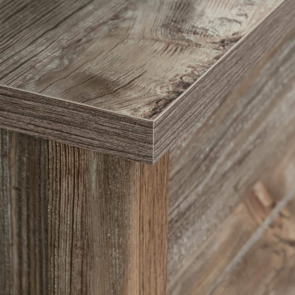 Rustic Cedar 1-Drawer Lateral File Cabinet with Open Shelf