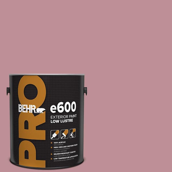 BEHR PRO 1 gal. #S130-4 Cherry Juice Low Luster Exterior Paint PR62001 ...