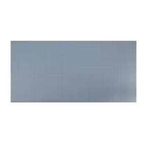 Paper Mache Blue 10 in. x 20 in. Matte Textured Ceramic Wall Tile (1.388 sq. ft. / Each)