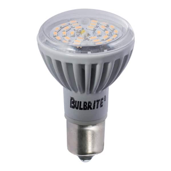 Bulbrite 20-Watt Equivalent R12 Non-Dimmable LED Reflector Elevator Light Bulb with Single Contact Bayonet Base, Soft White