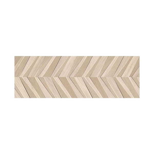 Apollo Tile Bois Light Brown and Beige 15.75 in. x 47.25 in. Matte Ceramic Large Format Wall Tile (15.5 sq. ft./case) (3-pack)