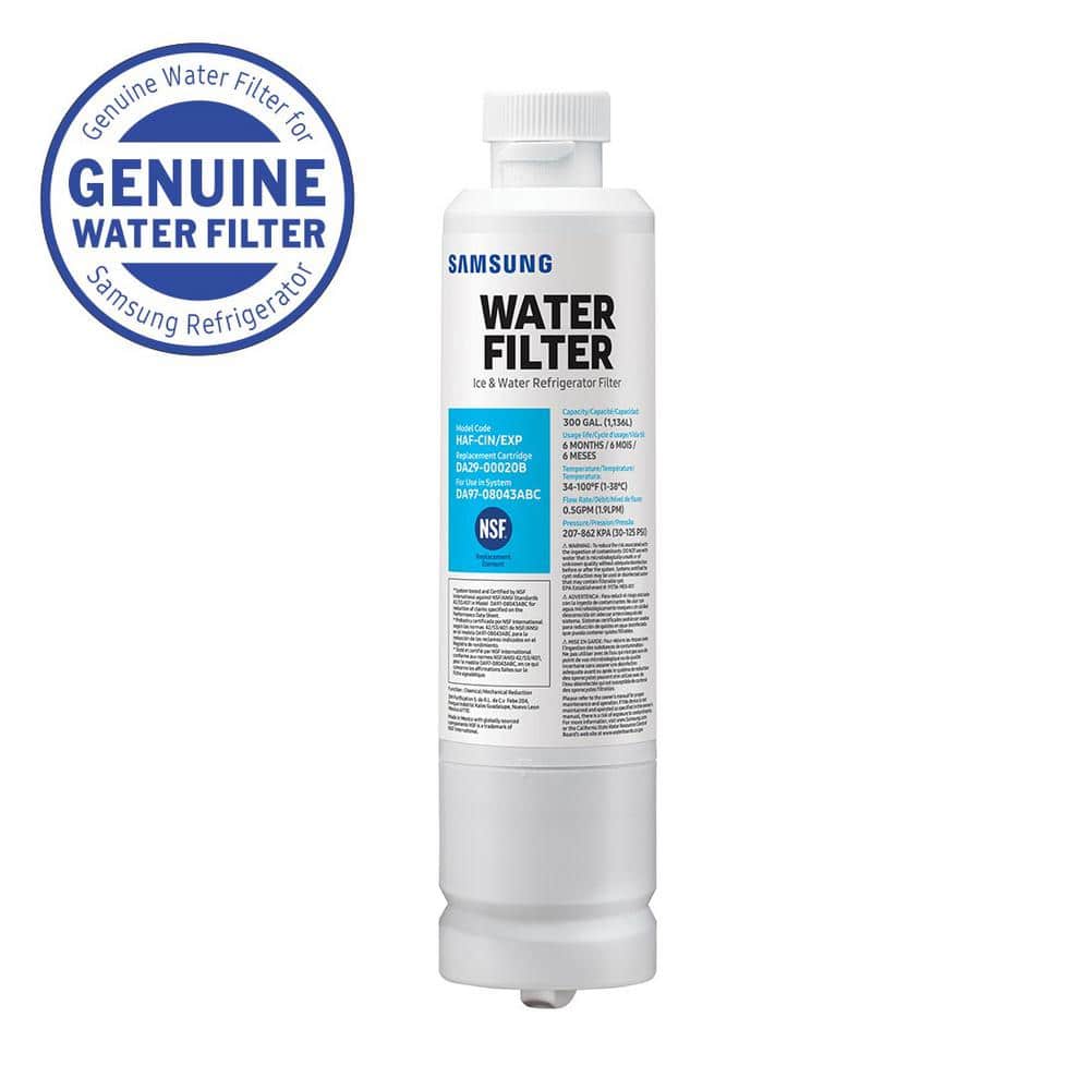 Samsung Genuine Refrigerator Water Filter for French Door and Side-by-Side