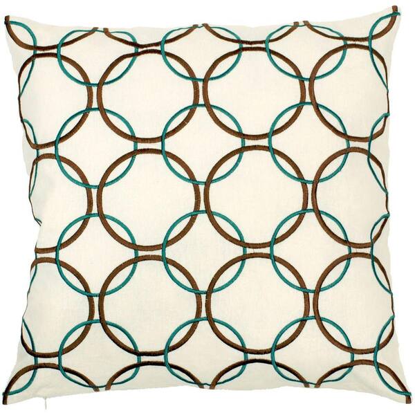 Artistic Weavers Links 18 in. x 18 in. Decorative Pillow-DISCONTINUED