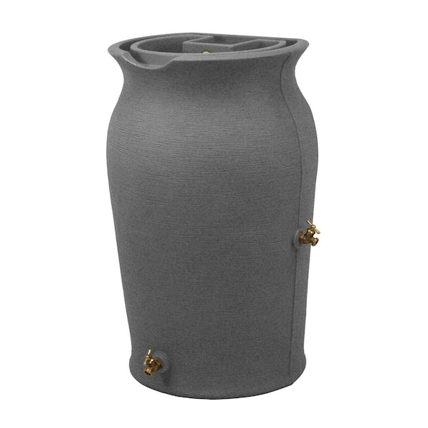 Good Ideas Impressions Amphora 50 Gal. Rain Saver in Dark Granite